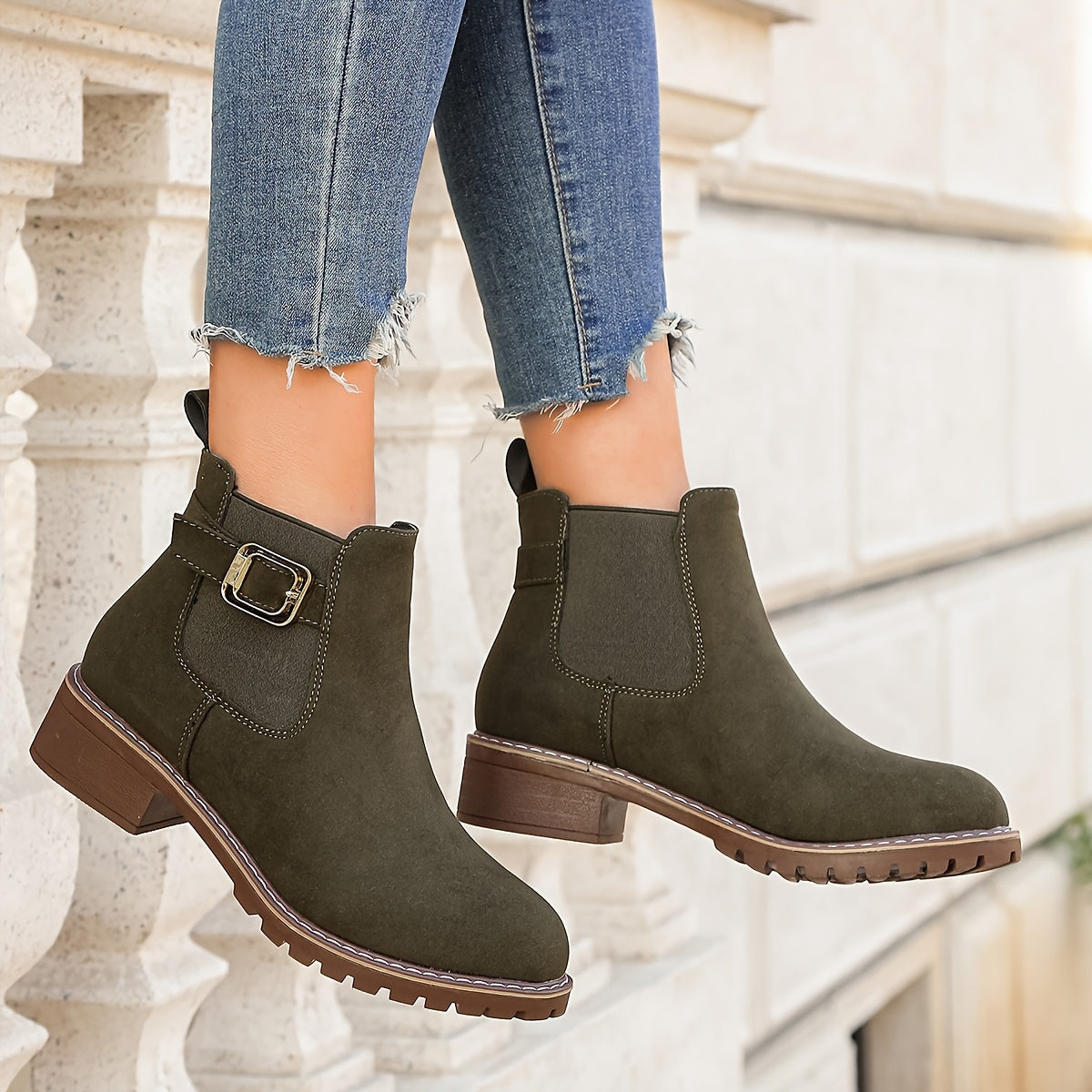 Hilary | Suede Ankle Boots