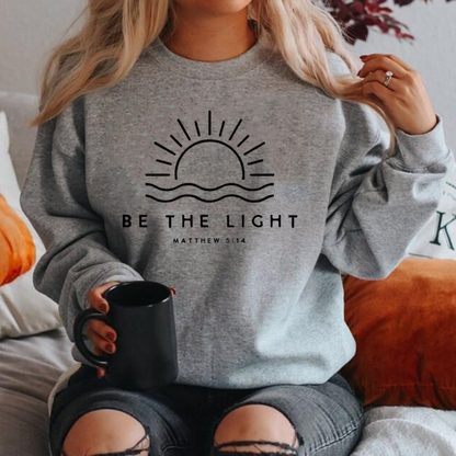 Chiara | Stylish Women's Jumper ‘BE THE LIGHT’