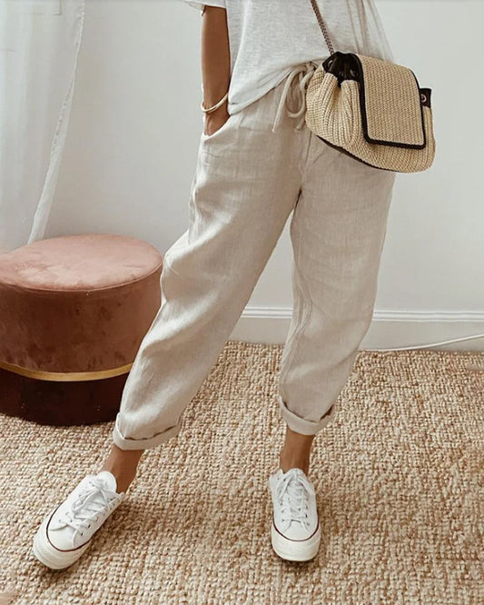 Mona | Comfortable Linen Pants