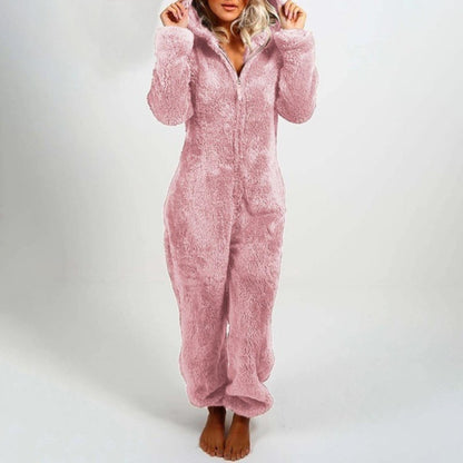 Monica | Cosy Fleece Jumpsuit