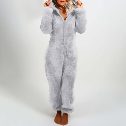 Monica | Cosy Fleece Jumpsuit