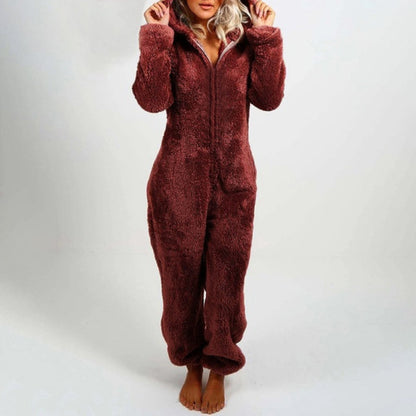 Monica | Cosy Fleece Jumpsuit