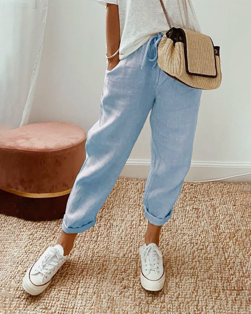 Mona | Comfortable Linen Pants