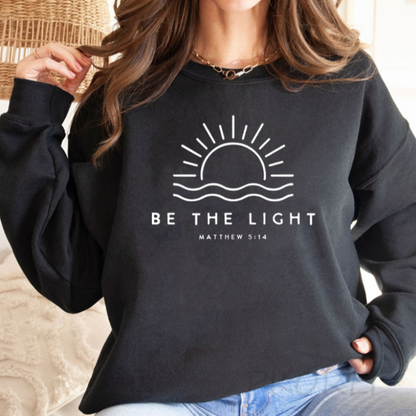 Chiara | Stylish Women's Jumper ‘BE THE LIGHT’