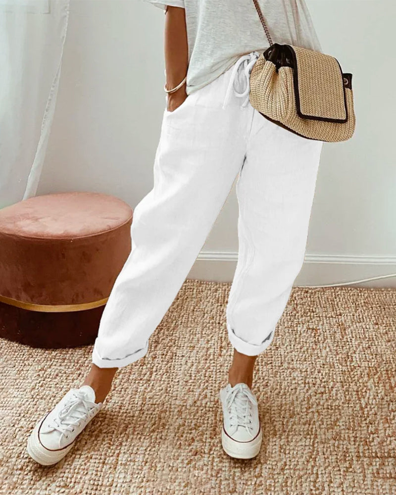 Mona | Comfortable Linen Pants