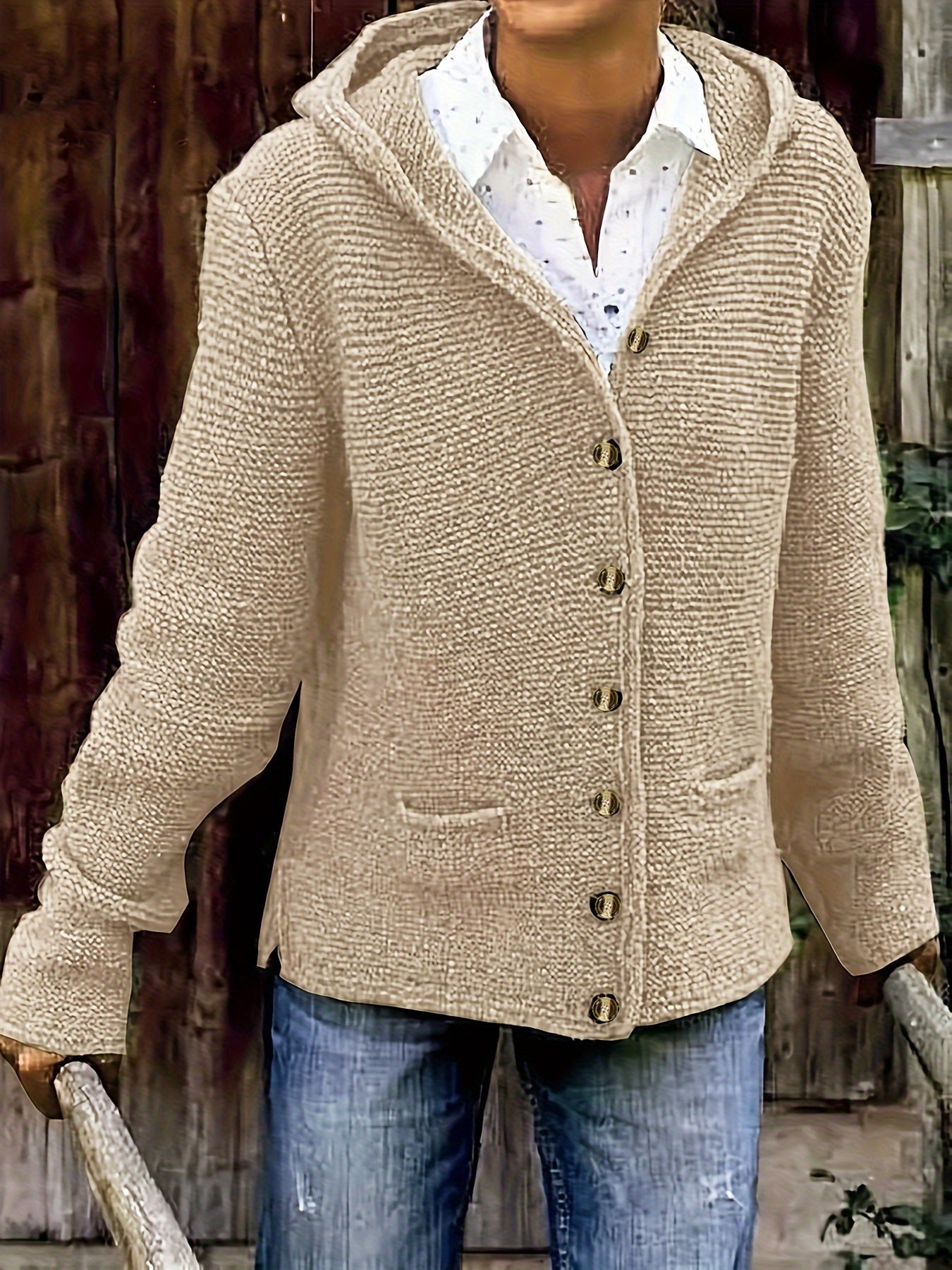 Whare | Wool Cardigan With Buttons