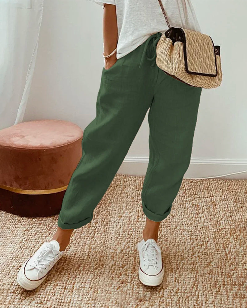 Mona | Comfortable Linen Pants