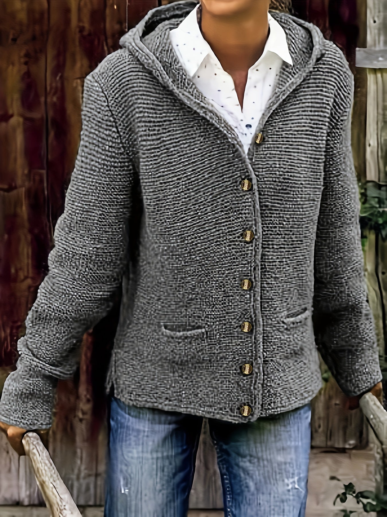 Whare | Wool Cardigan With Buttons