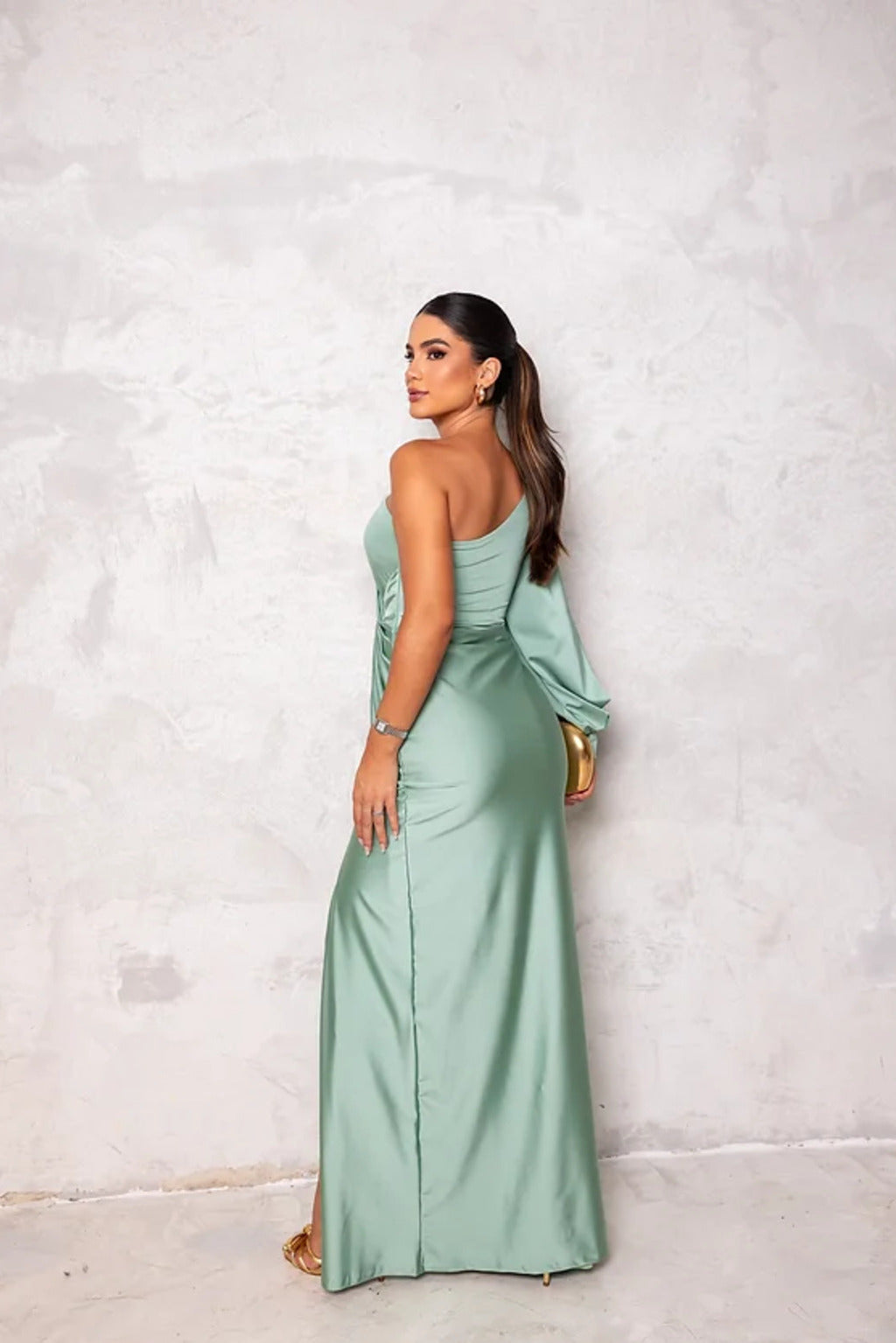 Jamie | Elegant Satin Dress