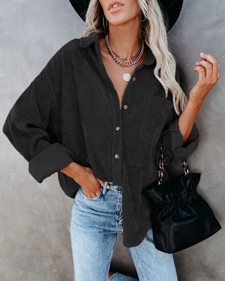 Lylah | Corduroy Shirt