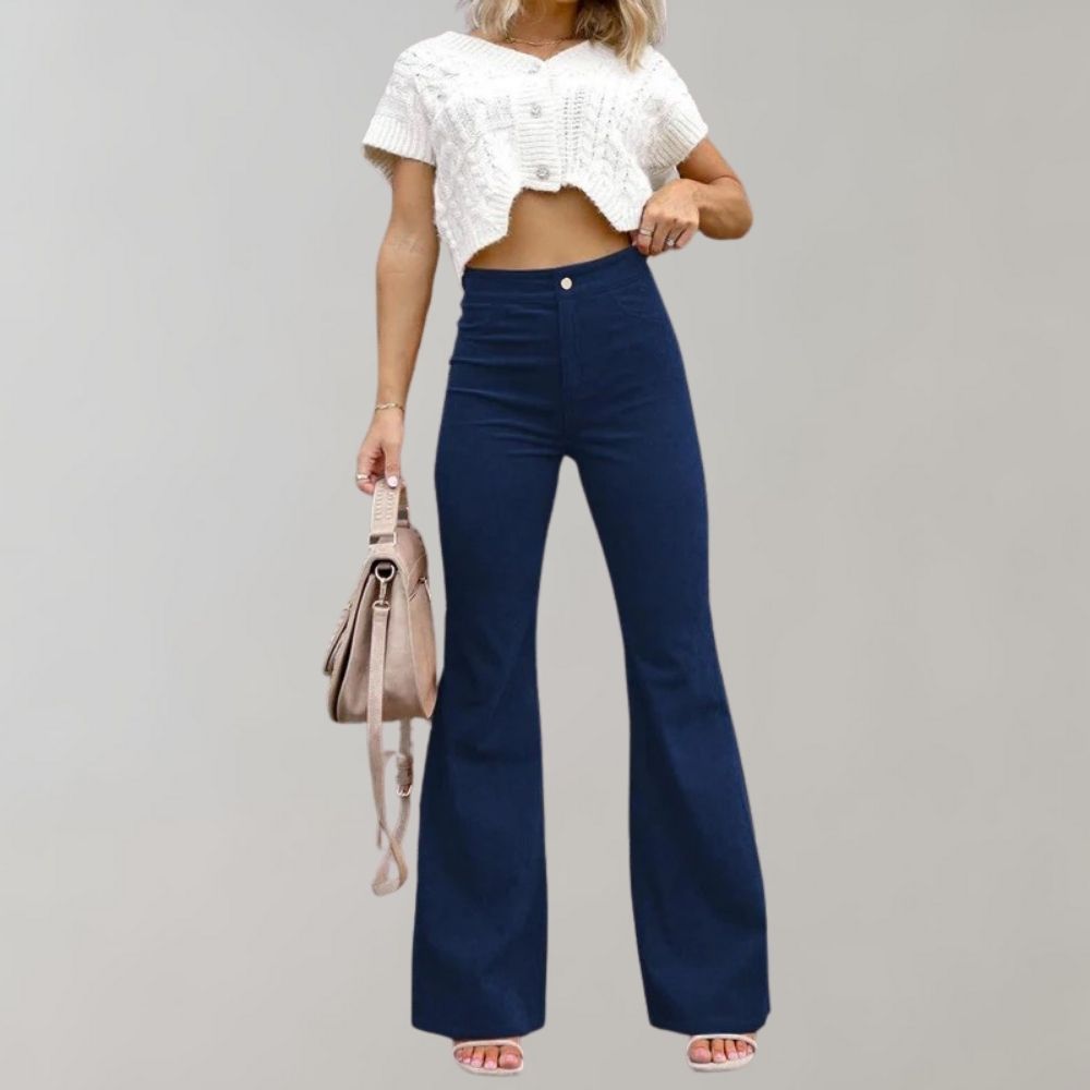 Mabel | Trendy Corduroy Trousers