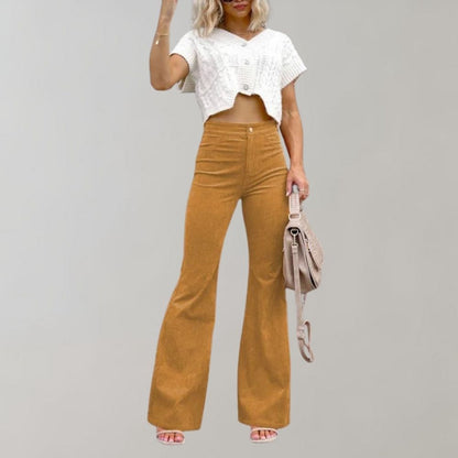 Mabel | Trendy Corduroy Trousers