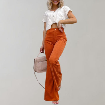 Mabel | Trendy Corduroy Trousers