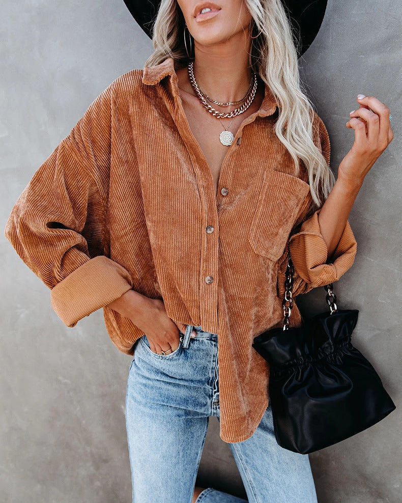 Lylah | Corduroy Shirt