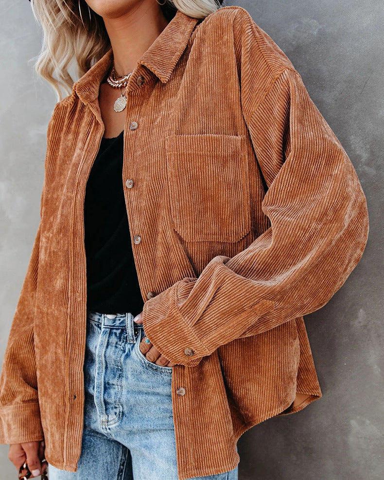 Lylah | Corduroy Shirt