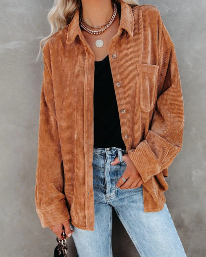 Lylah | Corduroy Shirt