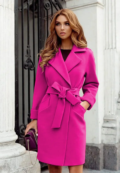 Isla | Stylish Coat with Belt