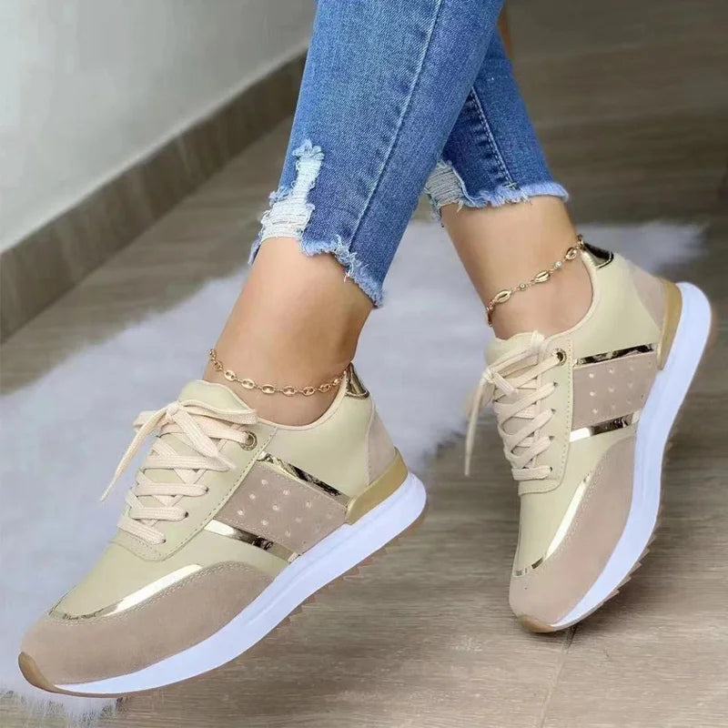 Iris | Sneakers With Metallic Details