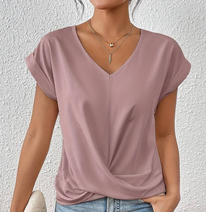 Emeralda | Elegant V-Neck Top