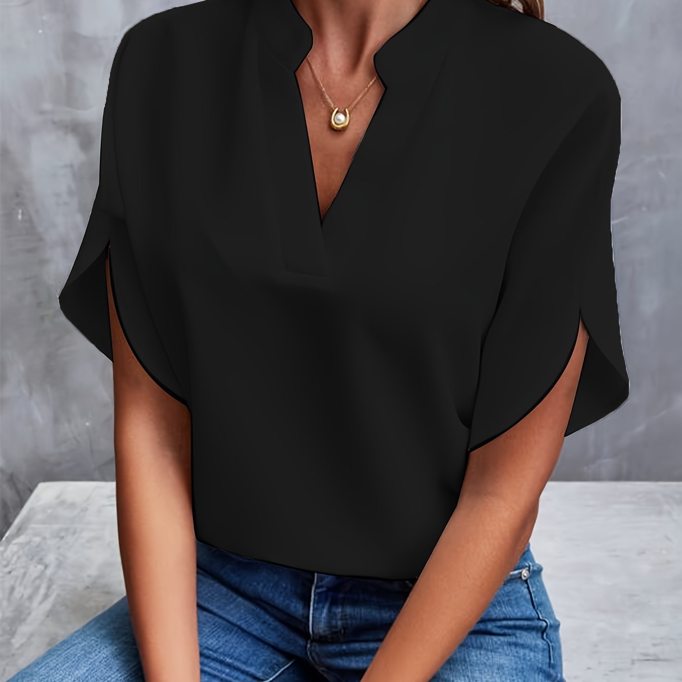 Furkana | Flared Sleeve Blouse