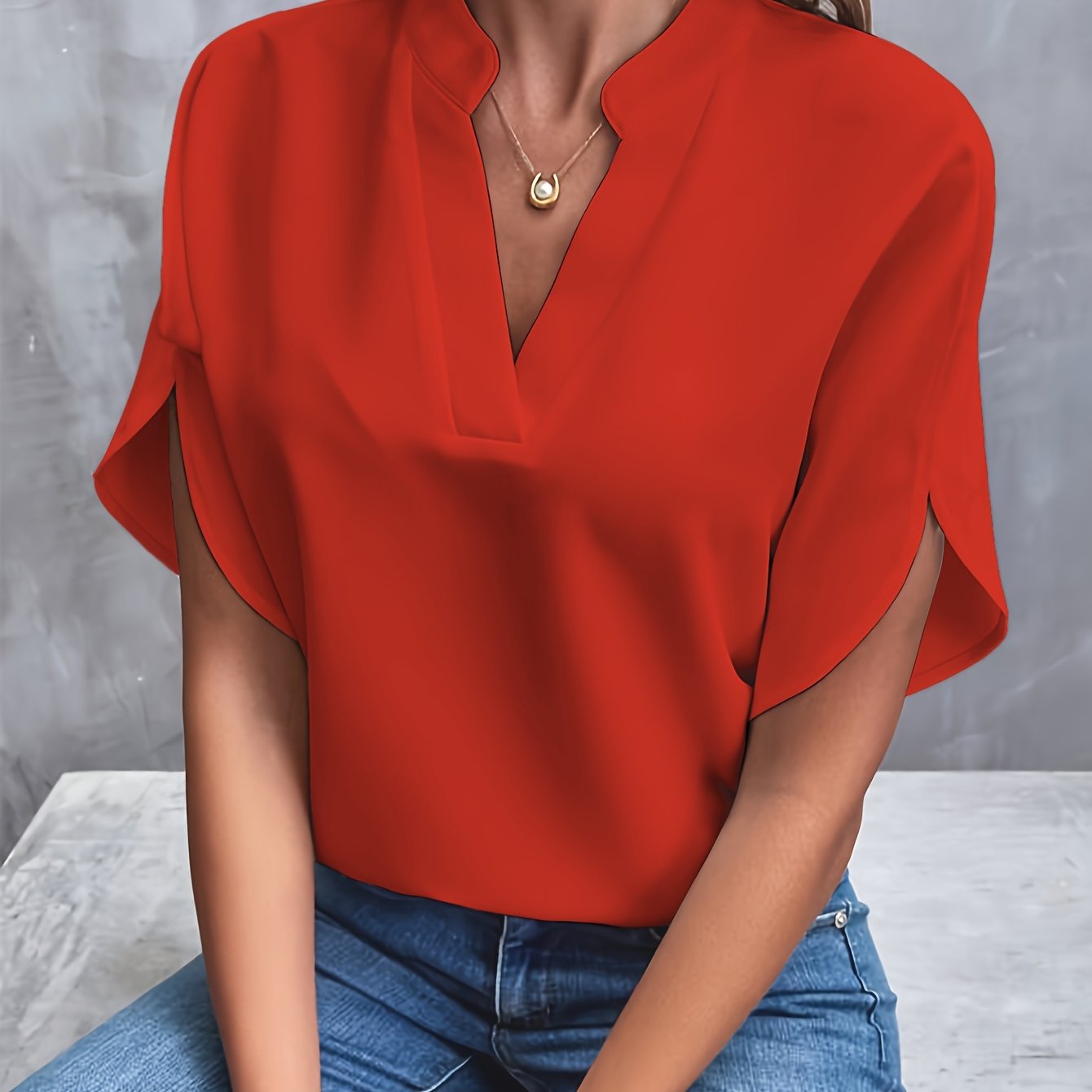 Furkana | Flared Sleeve Blouse