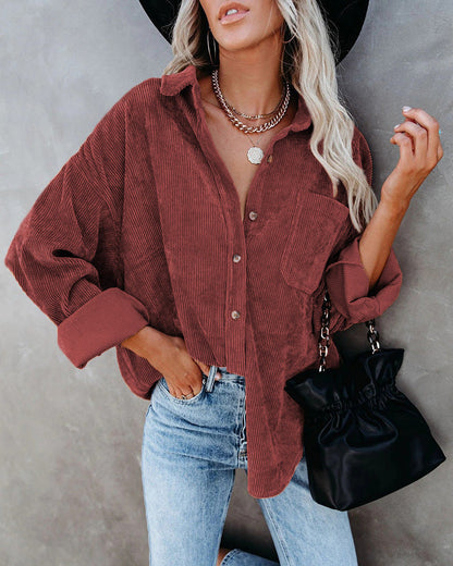 Lylah | Corduroy Shirt