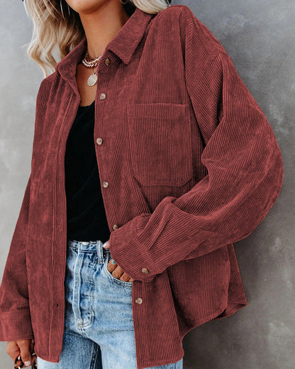 Lylah | Corduroy Shirt