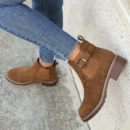 Hilary | Suede Ankle Boots