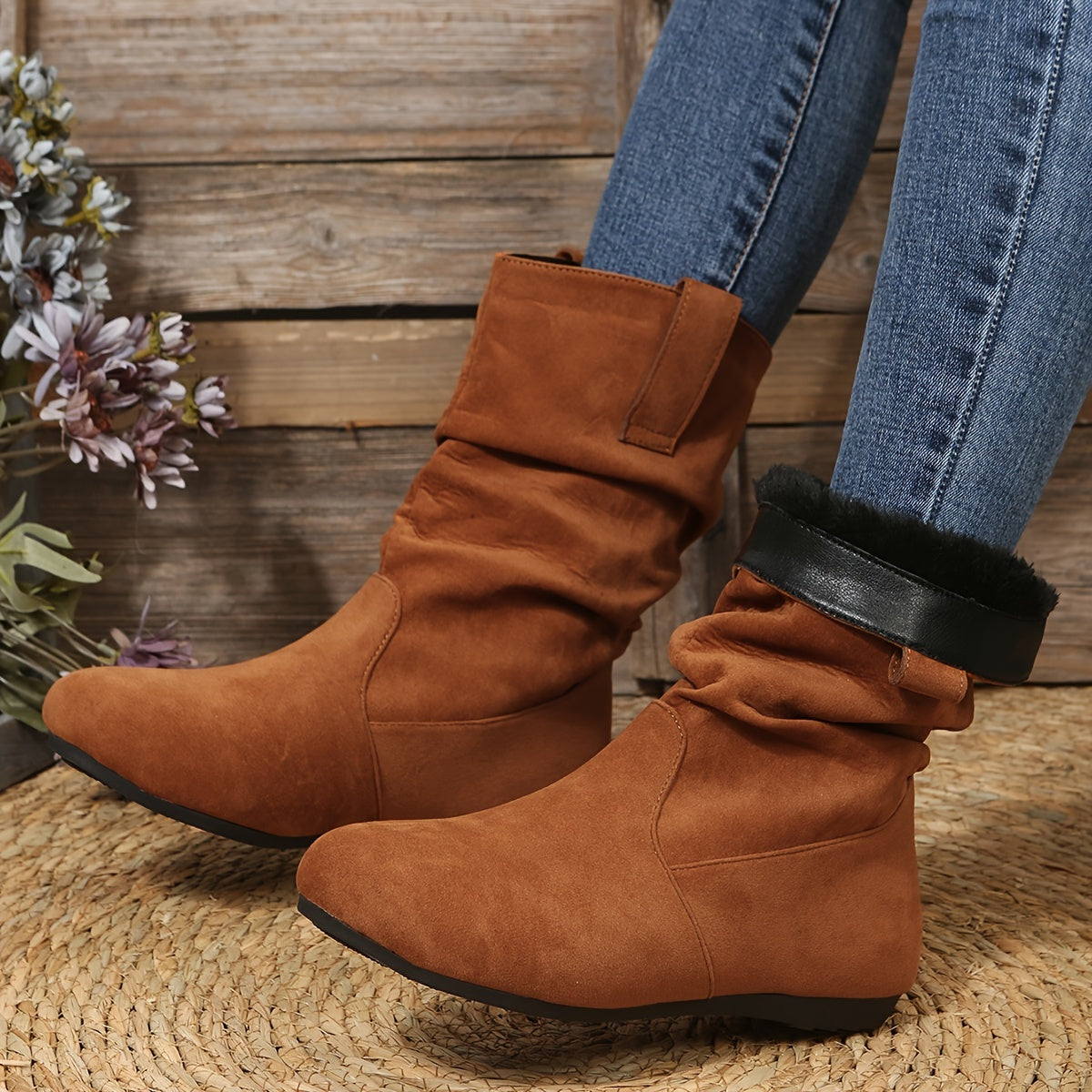 Shirl | Warm Suede Boots