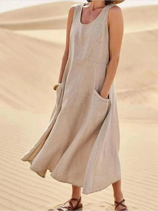 Fabia | Breathable Cotton-Linen Dress