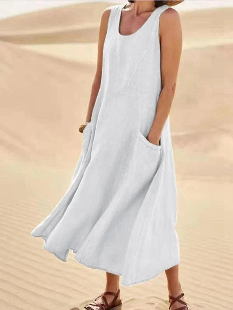 Fabia | Breathable Cotton-Linen Dress