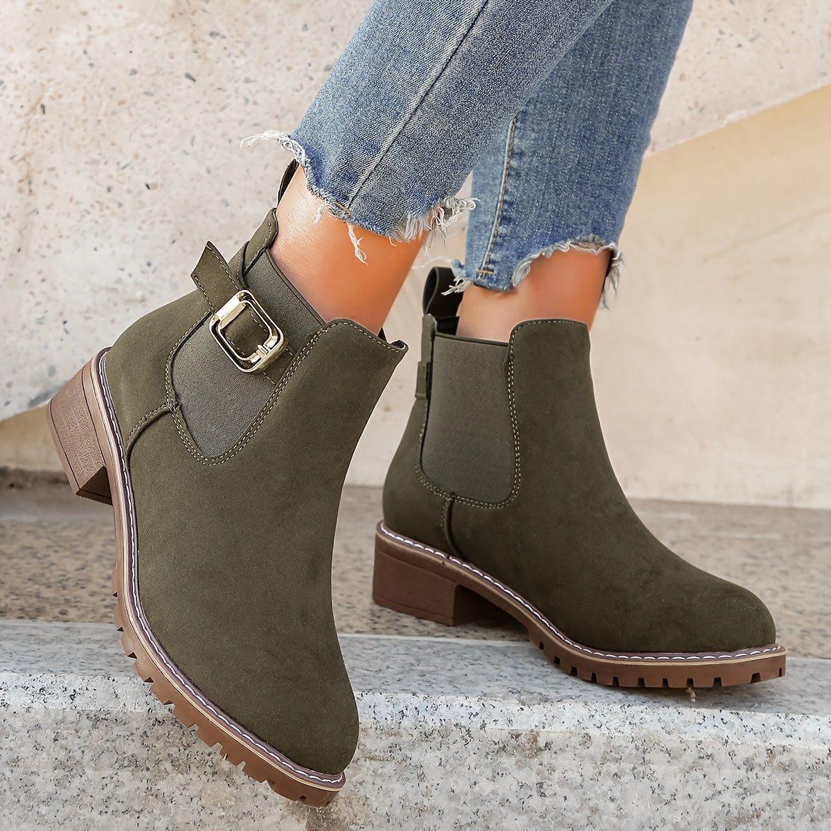 Hilary | Suede Ankle Boots