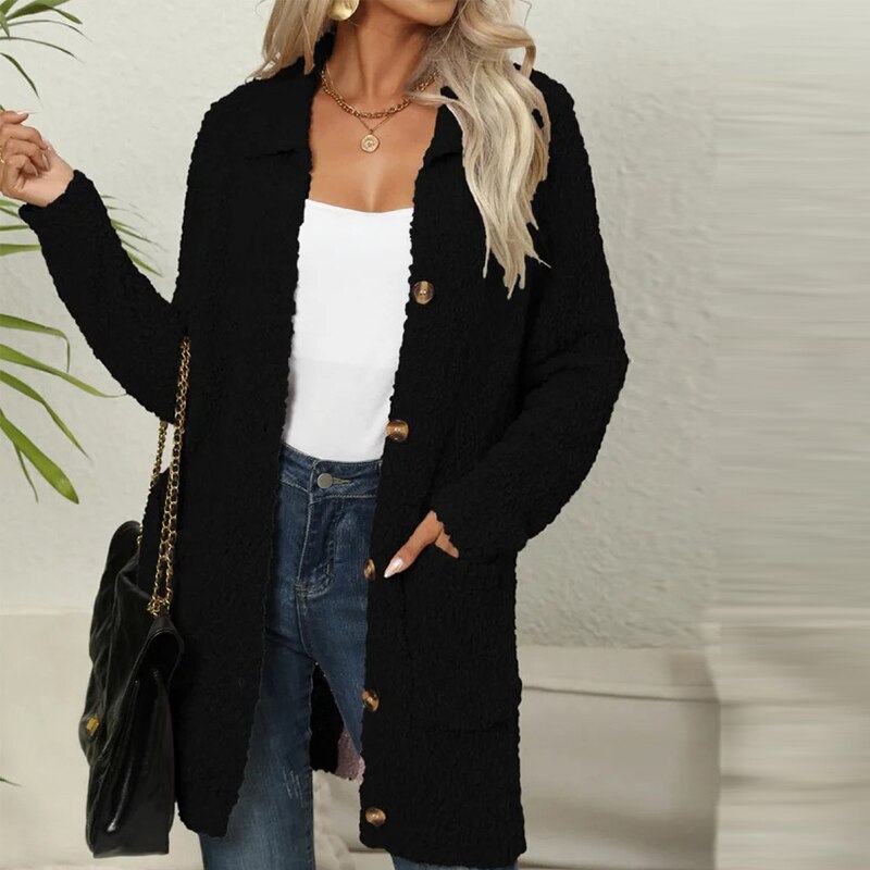 Lies | Long Teddy Cardigan